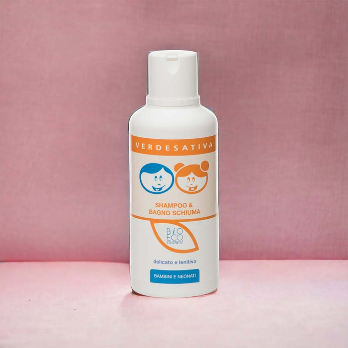 Baby Shampoo & Bagno Schiuma 500ml - Verdesativa