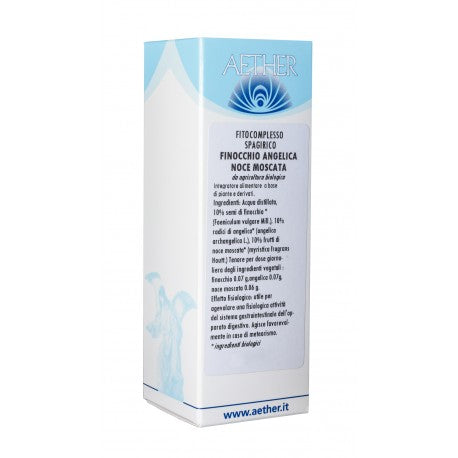 Finocchio Angelica Noce Moscata integratore alimentare a base di piante e derivati fitocomplesso spagirico - aether
