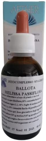 Ballota Melissa Passiflora integratore alimentare a base di piante e derivati, 50 ml - Aether