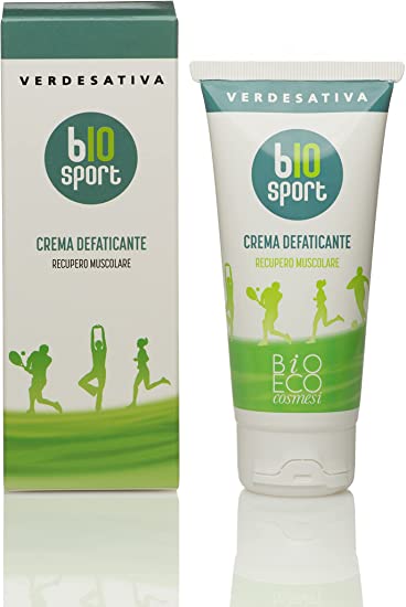 Crema Defaticante Piedi e Gambe BIO SPORT - Verdesativa - Bio e Vegan - favorisce il microcircolo - lenitiva e rinfrescante - testata dermatologicamente - priva di metalli pesanti