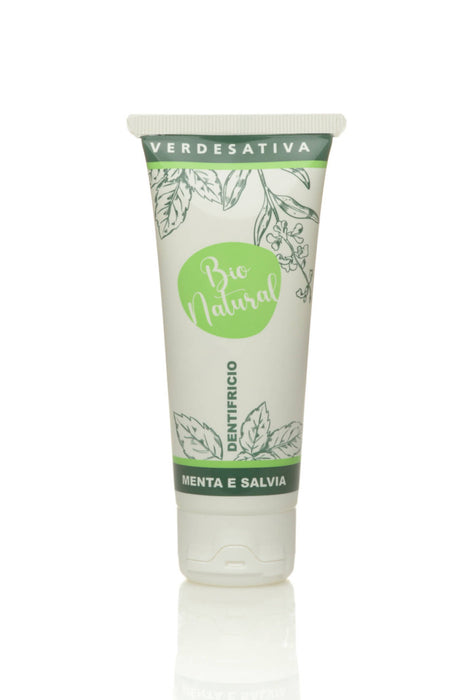 D004 - Dentifricio Salvia e menta ml 75 - Verdesativa