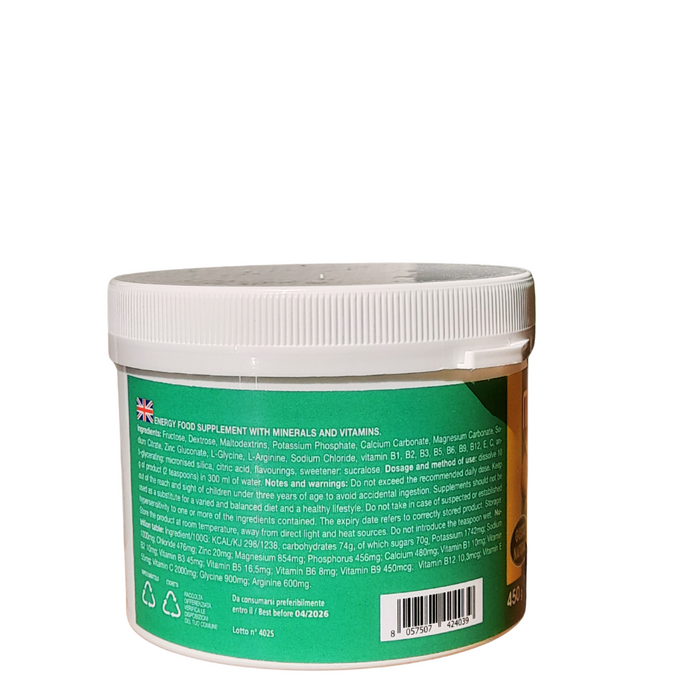 Mineraldrink light - Scen - 450 gr di Sali minerali e vitamine In polvere - gusto limone, 45 dosi per 13,5 litri di bevanda