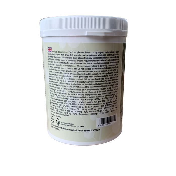 Scen Collagene Provit Silicio+ - EGG - Collagene idrolizzato tipo I e II ad altissima concentrazione formula avanzata per il supporto del tessuto connettivo