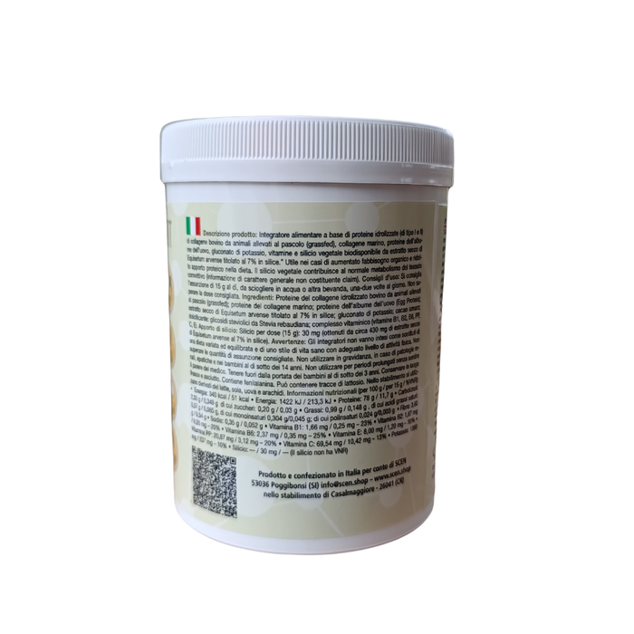 Scen Collagene Provit Silicio+ - EGG - Collagene idrolizzato tipo I e II ad altissima concentrazione formula avanzata per il supporto del tessuto connettivo