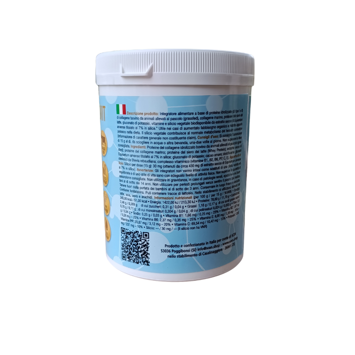 Scen Collagene Provit Silicio+ Whey - Collagene idrolizzato tipo I e II ad altissima concentrazione formula avanzata per il supporto del tessuto connettivo