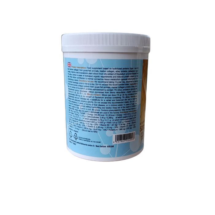 Scen Collagene Provit Silicio+ Whey - Collagene idrolizzato tipo I e II ad altissima concentrazione formula avanzata per il supporto del tessuto connettivo