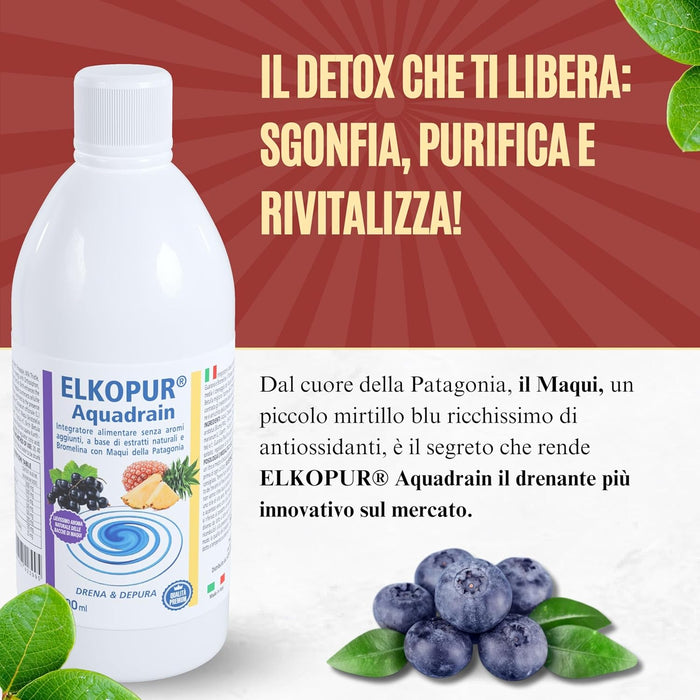 Eliminare Gonfiore E Liquidi Elkopur Aquadrain, un prodotto depurativo, ad azione drenante che a Eliminare Gonfiore E Liquidi Elkopur Aquadrain, un prodotto depurativo, ad azione drenante che a