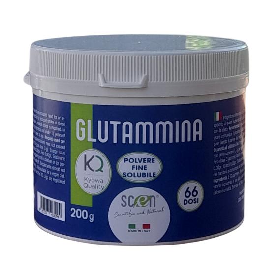 Scen Glutammina sc5 - 500 gr. polvere, adatto anche per vegani