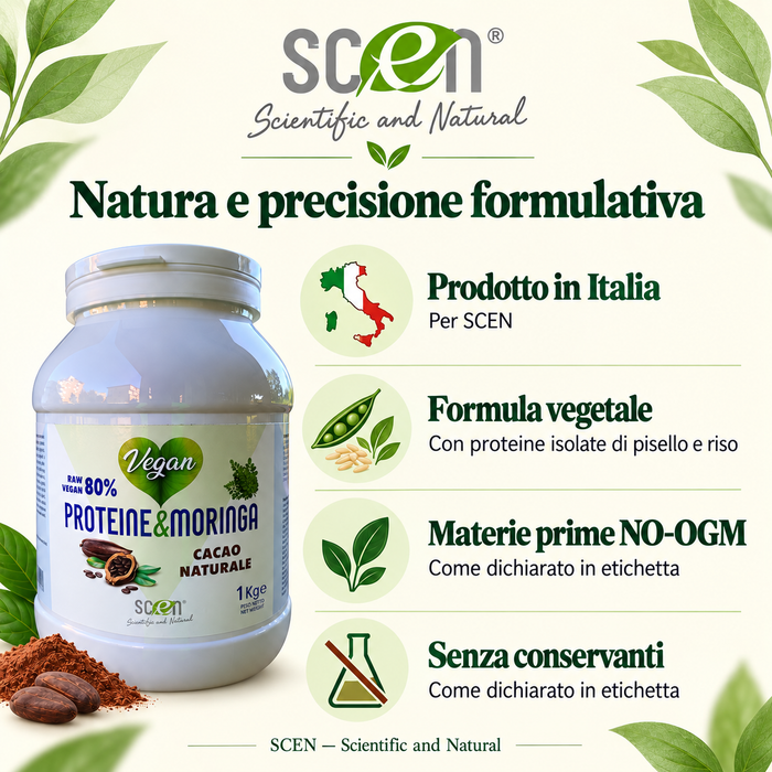Proteine & Moringa - Raw Vegan 80% - Cacao
