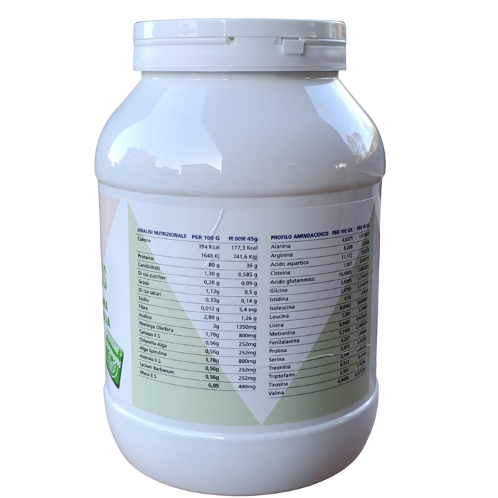 Power Greens - proteine vegetali + Superfoods - Gusto cioccolato - 1000 gr.