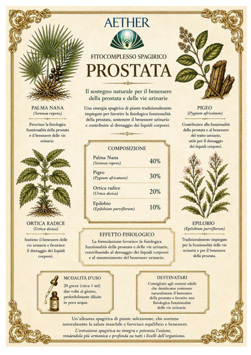 SCEN Fitocomplesso spagirico PROSTATA - Aether 50 ml.
