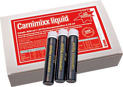 Carnimixx. - Scen - 1200 mg. di L-Carnitina con Guaranà + vitam.+ aminoacidi, gusto arancia, scatola da 20 ampulle da 25 ml.