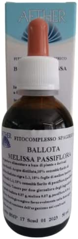 Ballota Melissa Passiflora integratore alimentare a base di piante e derivati, 50 ml - aether