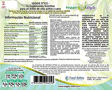 Proteine Vegane 100% BIO RAW 1Kg