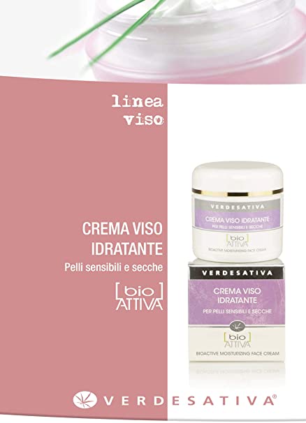 Crema viso Bioattiva Idratante - per pelli secche e sensibili
