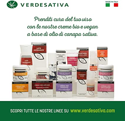 Crema viso UOMO - Anti age & after shave - Verdesativa