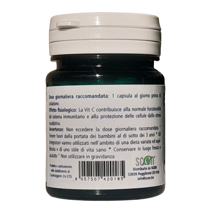 Elkopur Force Quercetina pura, 30 capsule da 500 mg. con 200 mg. di Quercetina titolata 93% in Quercetina, Vegetarian e Vegan ok, Rinforza il sistema immunitario, Antiossidante, prodotto in Italia